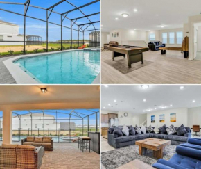 Magnificent 9BR Getaway Villa by Disney w Pool Game Rm